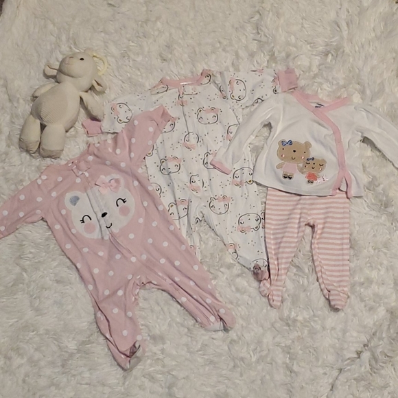 Gerber Pajamas Gerber Baby Girl Pajama Bundle Poshmark